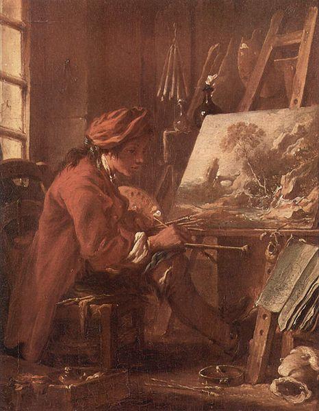  Le Peintre dans son atelier